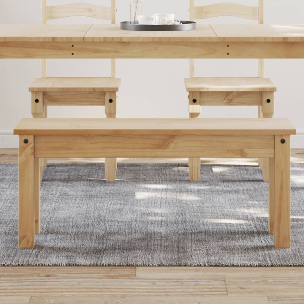 Eetkamerbank PANAMA 105x30x45 cm massief grenenhout is nu te koop bij PeponiXL, paradijselijk wonen!