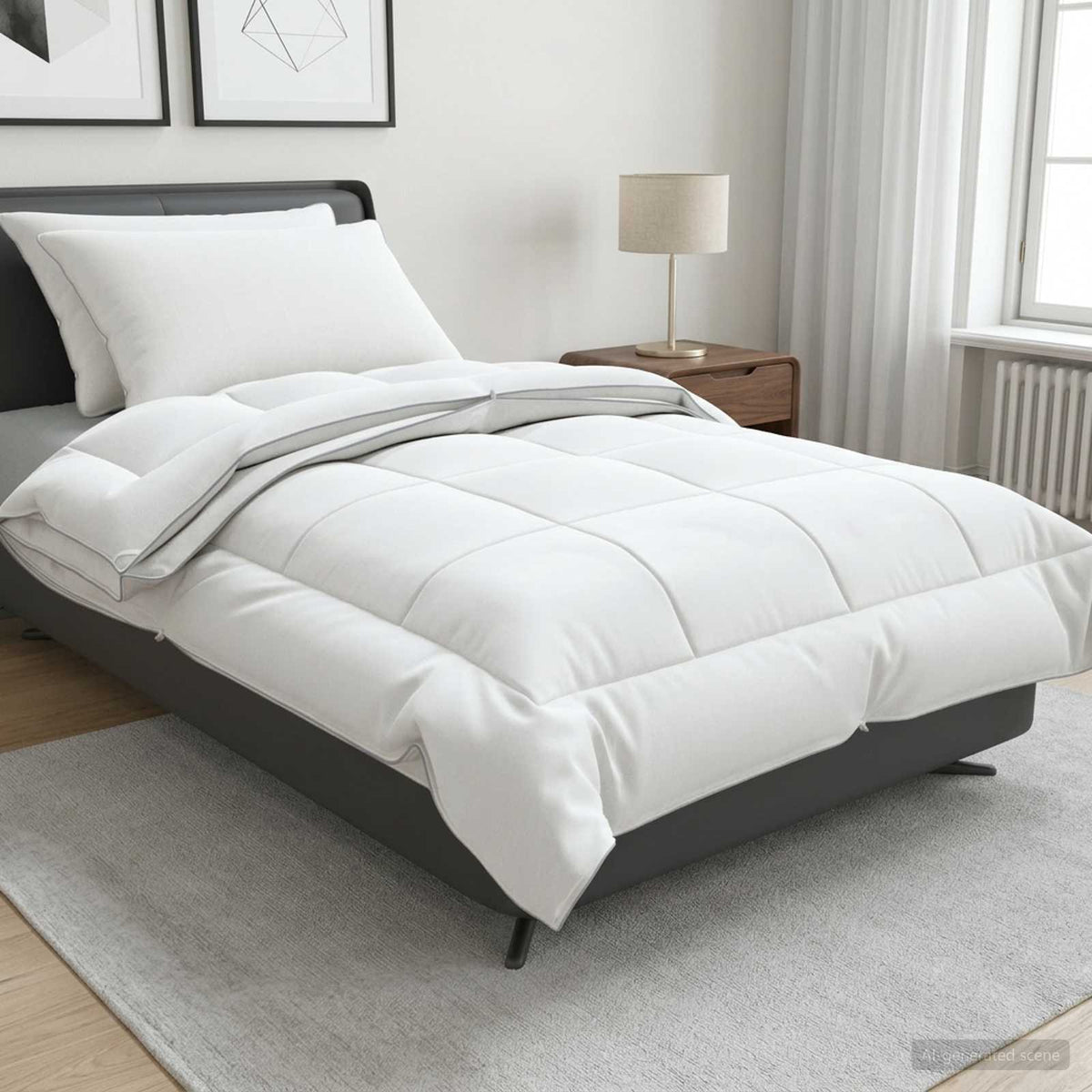 Dekbed en Kussen Set 3 st 155x220 cm 4 seizoenen 140+220 GSM is nu te koop bij PeponiXL, paradijselijk wonen!