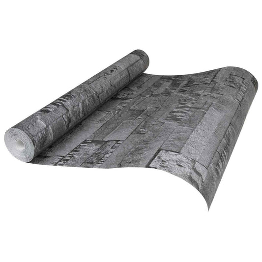 3D Steen Behang Zwart 10 x 0,53 m Non-Woven Stof is nu te koop bij PeponiXL, paradijselijk wonen!