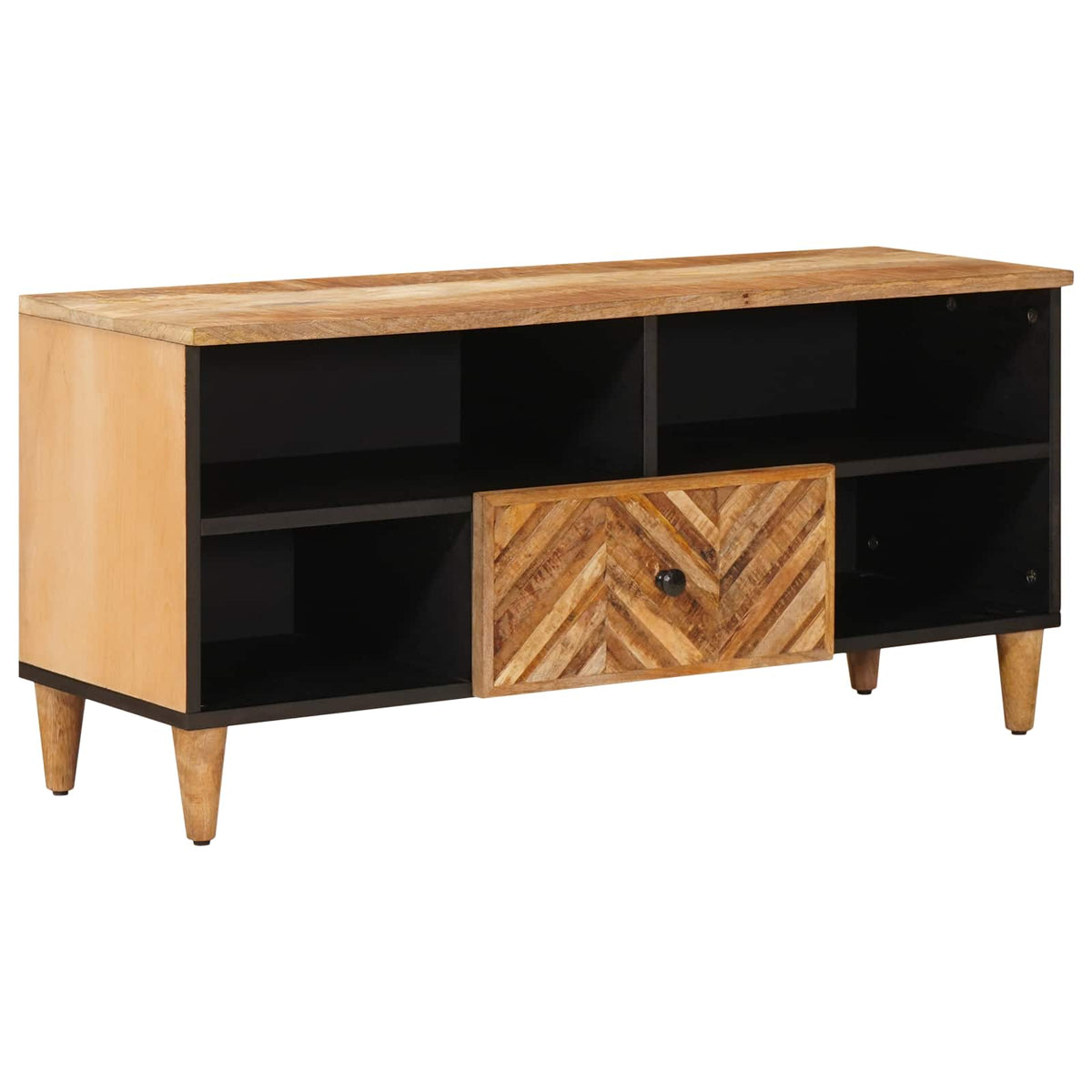 Opslagkasten Bruin 100 x 33,5 x 46 cm Massief Mango Hout is nu te koop bij PeponiXL, paradijselijk wonen!