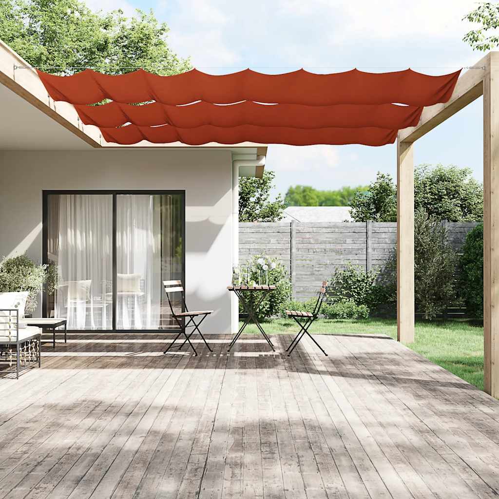 Luifel verticaal 180x600 cm oxford stof terracottakleurig is nu te koop bij PeponiXL, paradijselijk wonen!