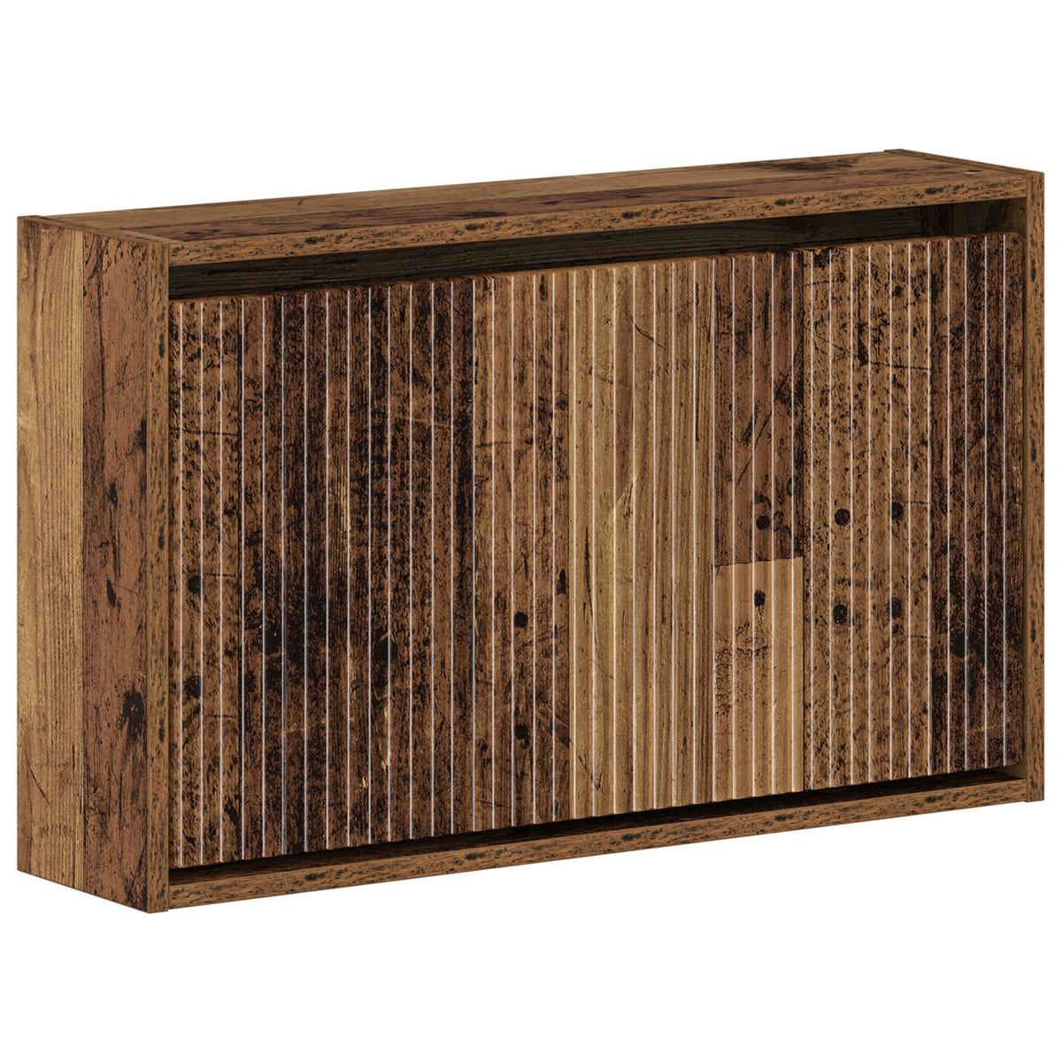 Wandgemonteerde Schoenkast ARNHEM 71 x 17 x 43 cm Bewerkt hout is nu te koop bij PeponiXL, paradijselijk wonen!