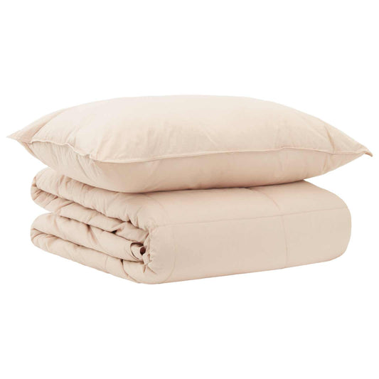 Dekbedset 2 st 140 x 200 cm Zomer 1050 gsm Beige is nu te koop bij PeponiXL, paradijselijk wonen!