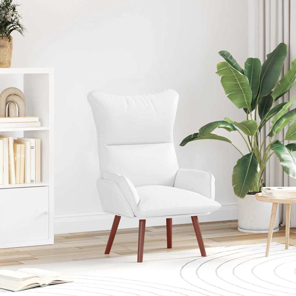 Fauteuil Wit 69 x 74 x 93 cm Kunstleer is nu te koop bij PeponiXL, paradijselijk wonen!