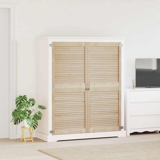 Kastdeur 2 pcs Naturel 140,5 x 2,1 x 59,5 cm Massief grenenhout is nu te koop bij PeponiXL, paradijselijk wonen!
