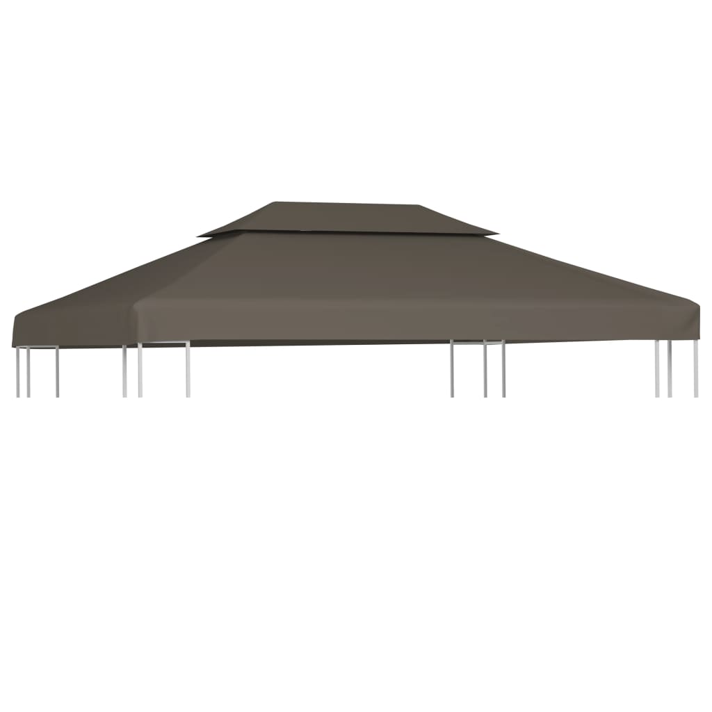 Prieeldak 2-laags 4x3m 310 g/m² taupe is nu te koop bij PeponiXL, paradijselijk wonen!