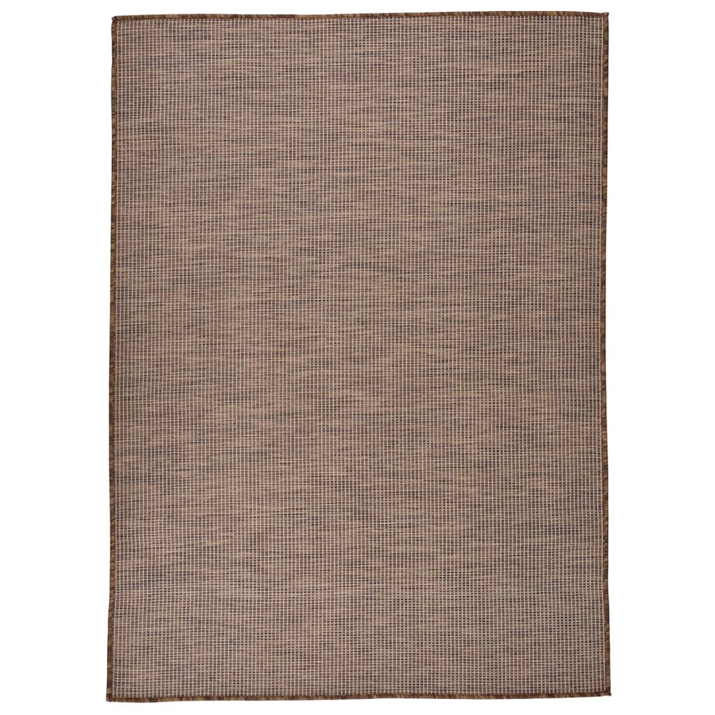 Buitenkleed platgeweven 200x280 cm bruin is nu te koop bij PeponiXL, paradijselijk wonen!