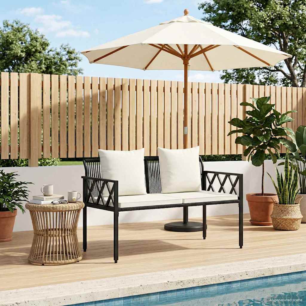 Buitenbanken 2 -Seater 116 x 56 x 75 cm poly rattan is nu te koop bij PeponiXL, paradijselijk wonen!