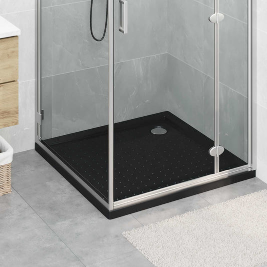 Douche Basis Tray met Dots 90 x 90 x 4 cm ABS Zwart is nu te koop bij PeponiXL, paradijselijk wonen!