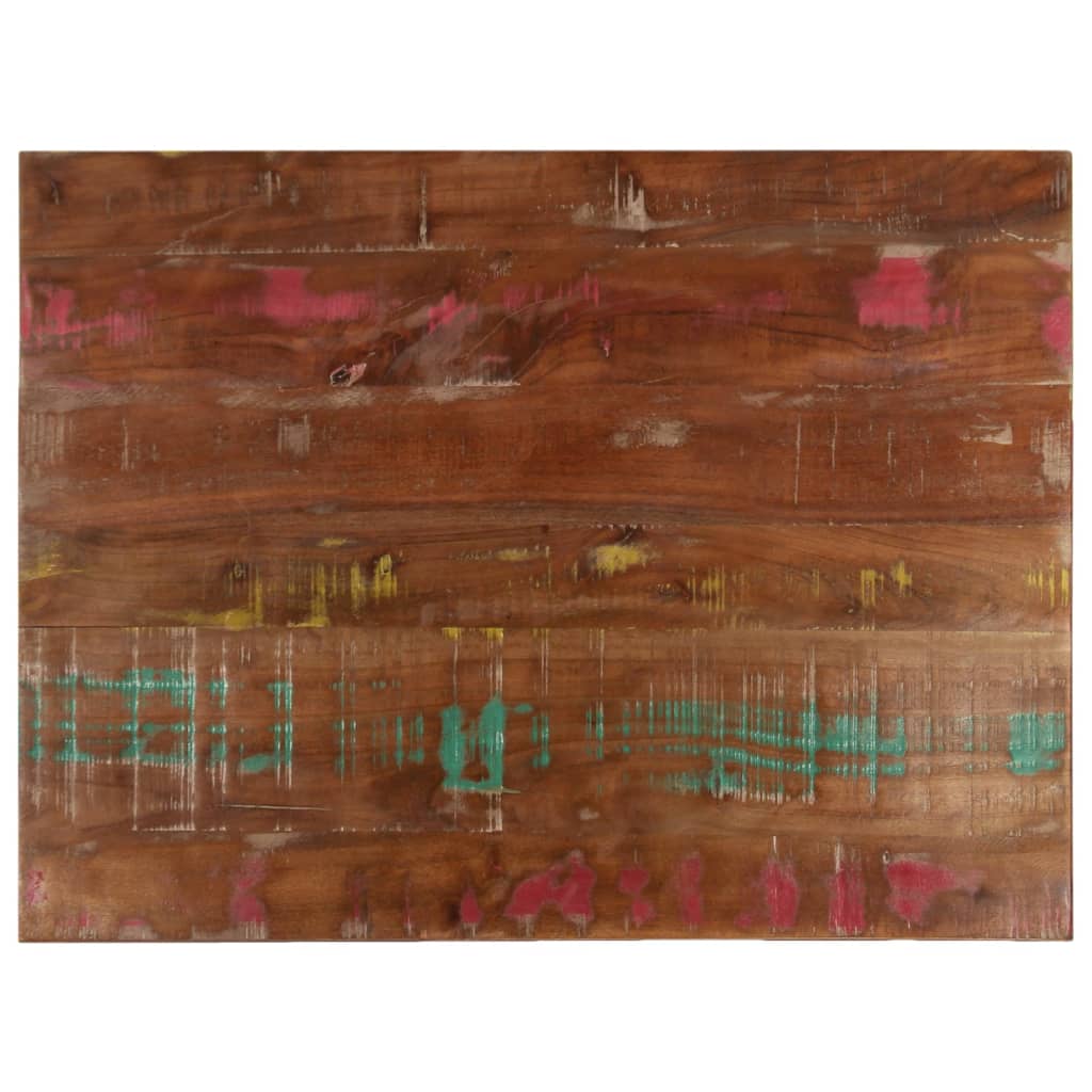 Tafelblad rechthoekig 90x50x3,8 cm massief gerecycled hout is nu te koop bij PeponiXL, paradijselijk wonen!