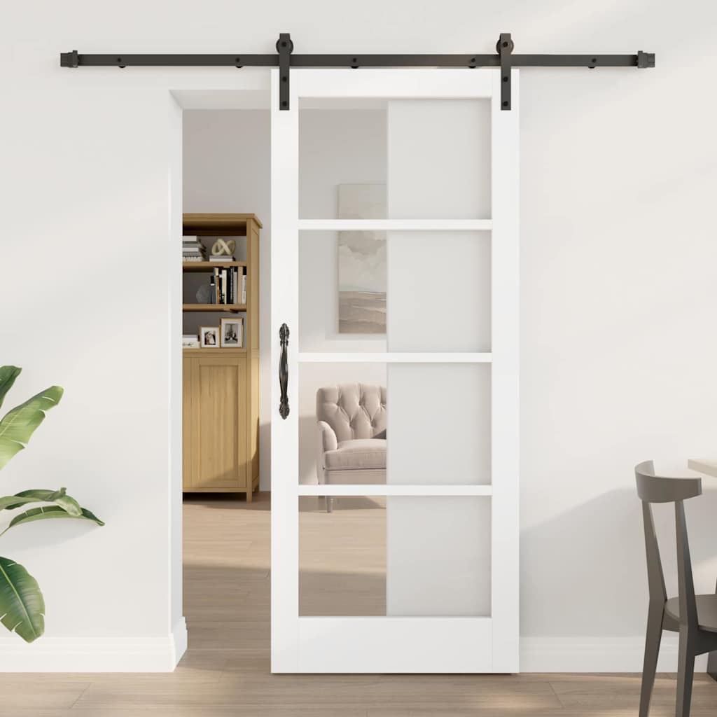 Schuifdeur ORKDAL Wit en zwart 83 x 202 cm is nu te koop bij PeponiXL, paradijselijk wonen!