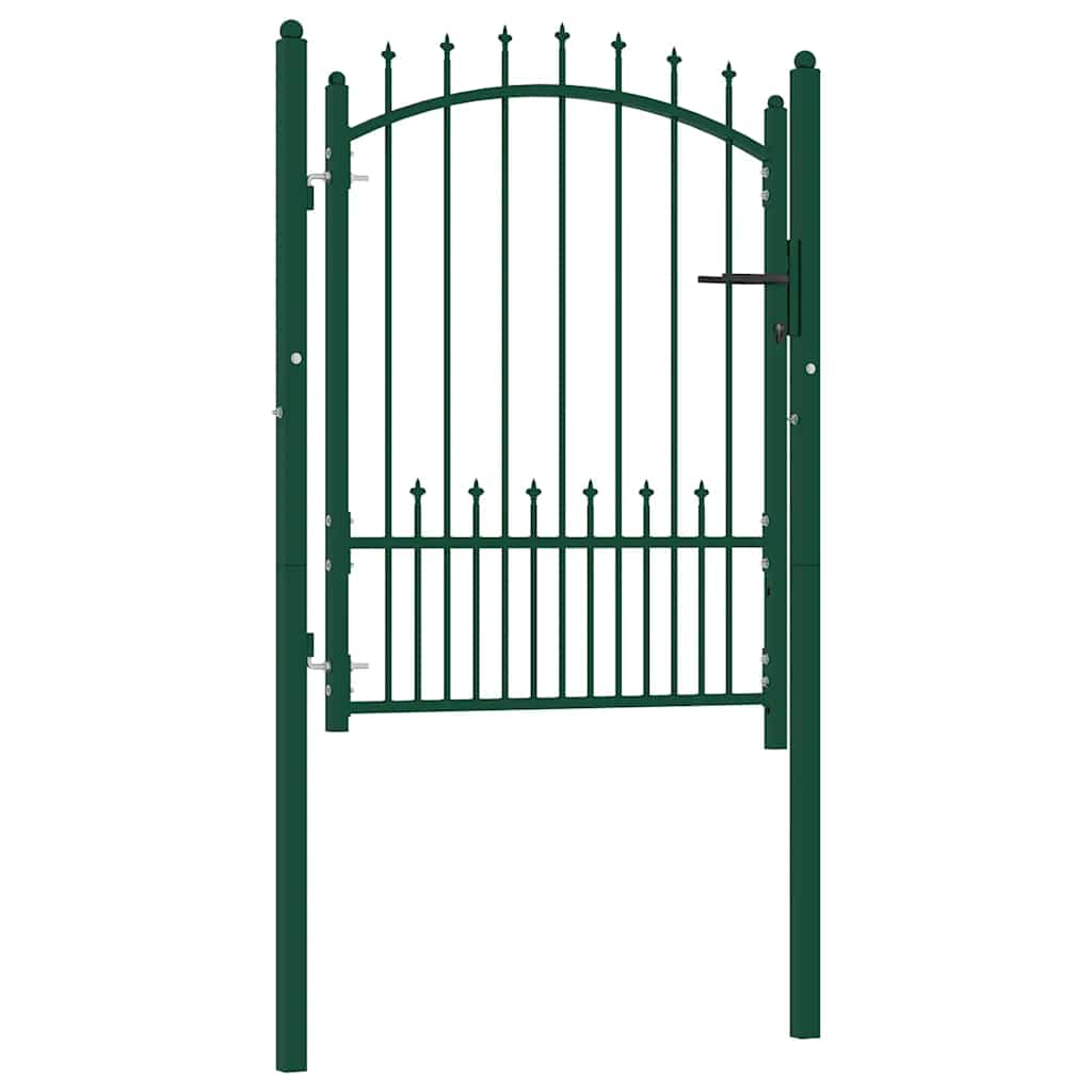 Hekpoort EMMEN met stalen pinnen 104x109,5 cm groen is nu te koop bij PeponiXL, paradijselijk wonen!