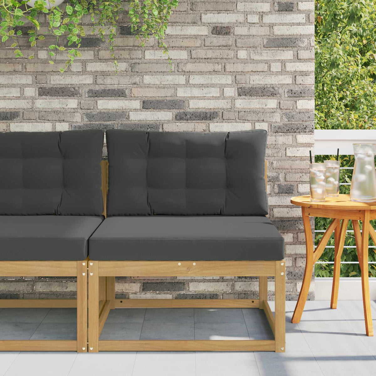 Buiten Midden Sofa Polyester Wit is nu te koop bij PeponiXL, paradijselijk wonen!