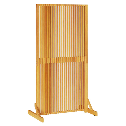 Privacyscherm Bruin 79,5 x 50 x 150 cm Massief Acaciahout is nu te koop bij PeponiXL, paradijselijk wonen!