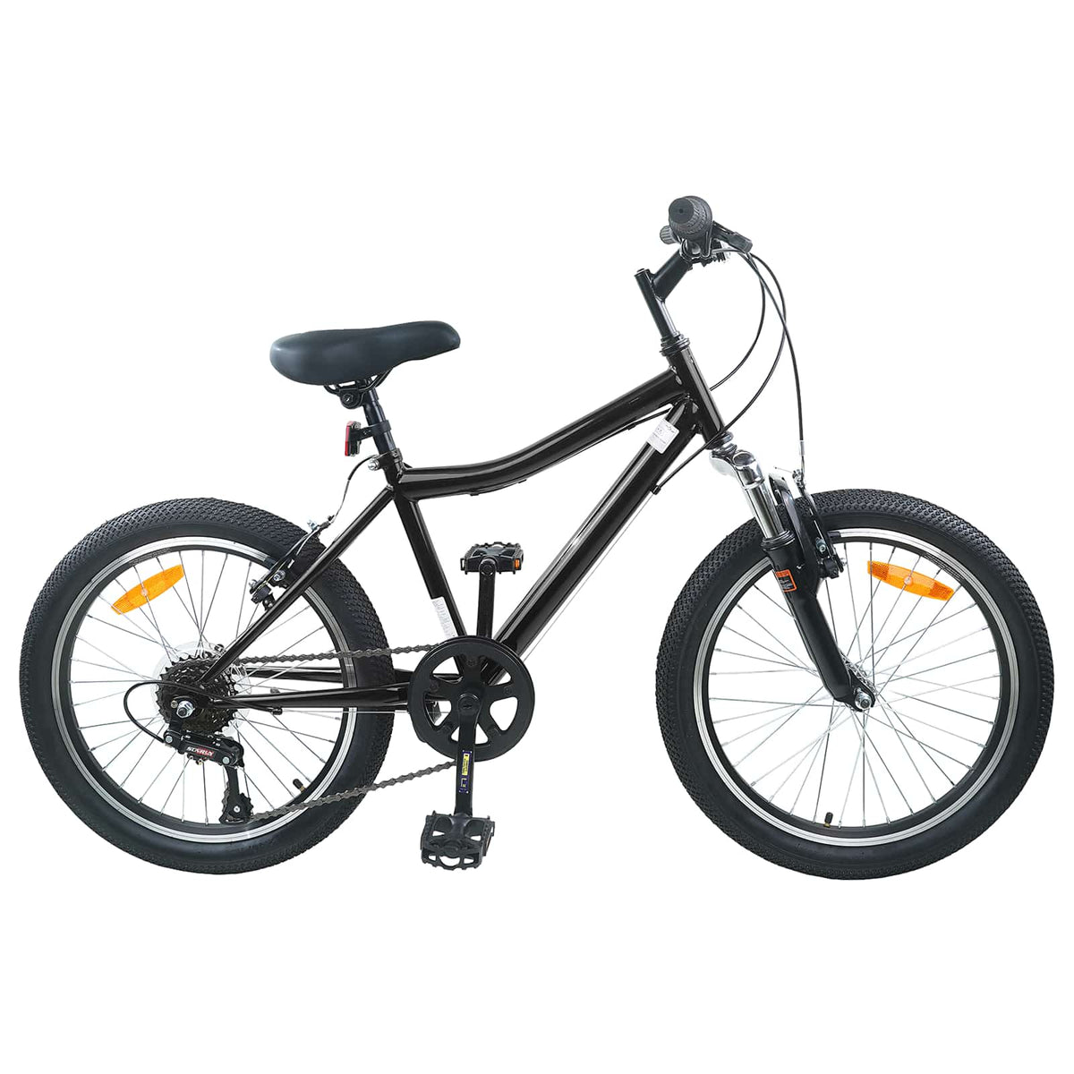 Kinderfiets 24 Inch 6-Speed voor 8-12 jaar oud Zwart is nu te koop bij PeponiXL, paradijselijk wonen!