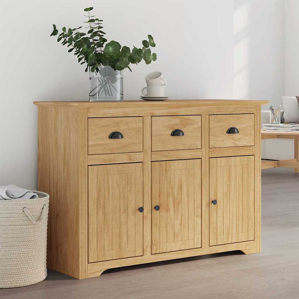 Dressoir BODO Honingbruin 115,5 x 44 x 80 cm Bewerkt hout is nu te koop bij PeponiXL, paradijselijk wonen!