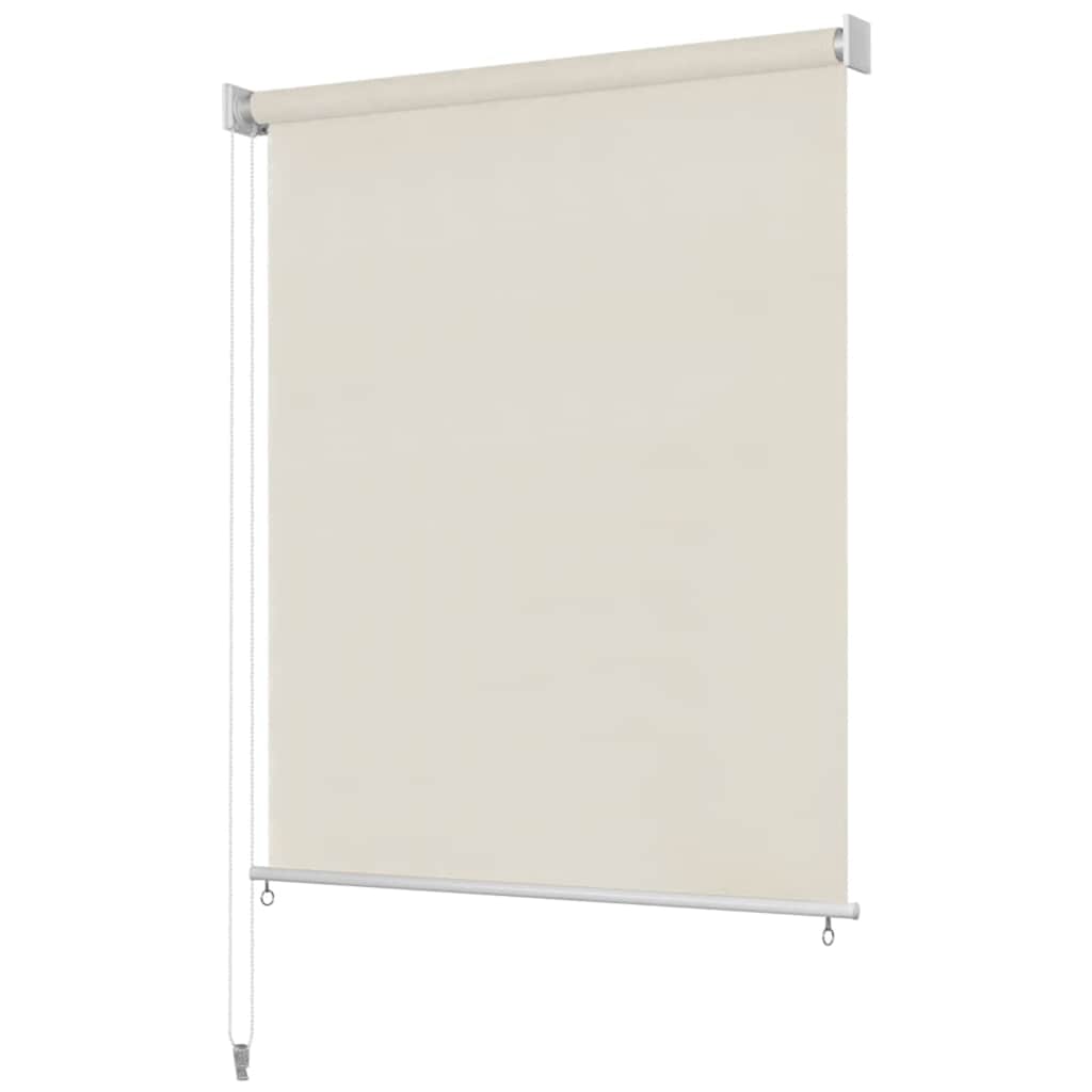 Rolgordijn voor buiten 245(B)x230(H) cm crèmekleurig is nu te koop bij PeponiXL, paradijselijk wonen!