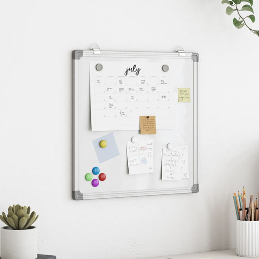 Whiteboard magnetisch 60x60x1,7 cm aluminium is nu te koop bij PeponiXL, paradijselijk wonen!