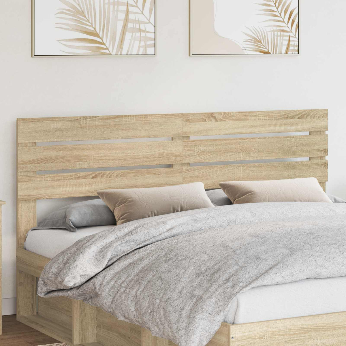 Hoofdbord Sonoma Eiken Bewerkt hout is nu te koop bij PeponiXL, paradijselijk wonen!