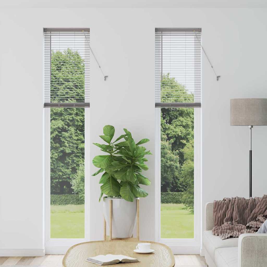 Venetiaanse Jaloezieën Zilver 220 x 45 cm Aluminium is nu te koop bij PeponiXL, paradijselijk wonen!
