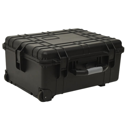 Flightcase op wieltjes 58x45x27 cm PP zwart is nu te koop bij PeponiXL, paradijselijk wonen!