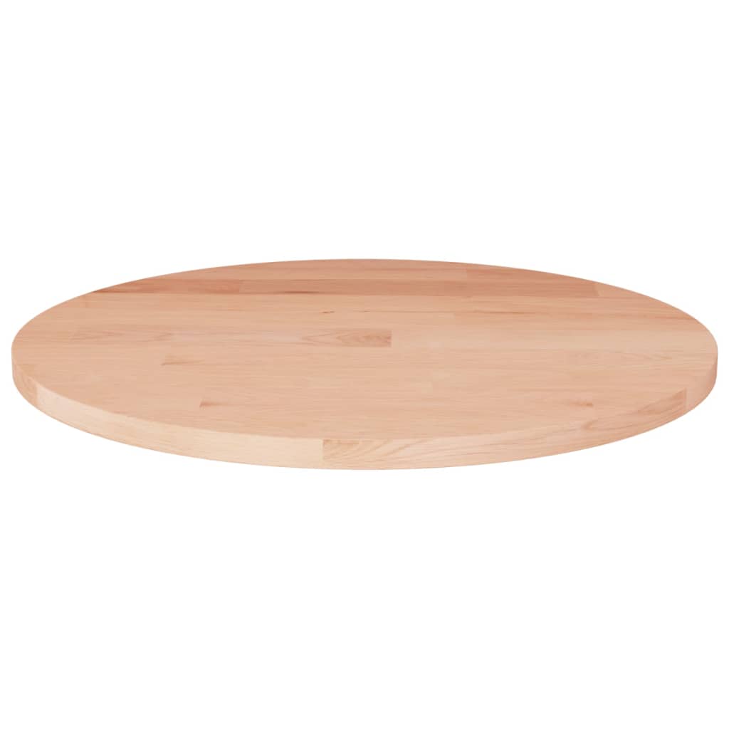 Tafelblad rond Ø50x1,5 cm onbehandeld massief eikenhout is nu te koop bij PeponiXL, paradijselijk wonen!