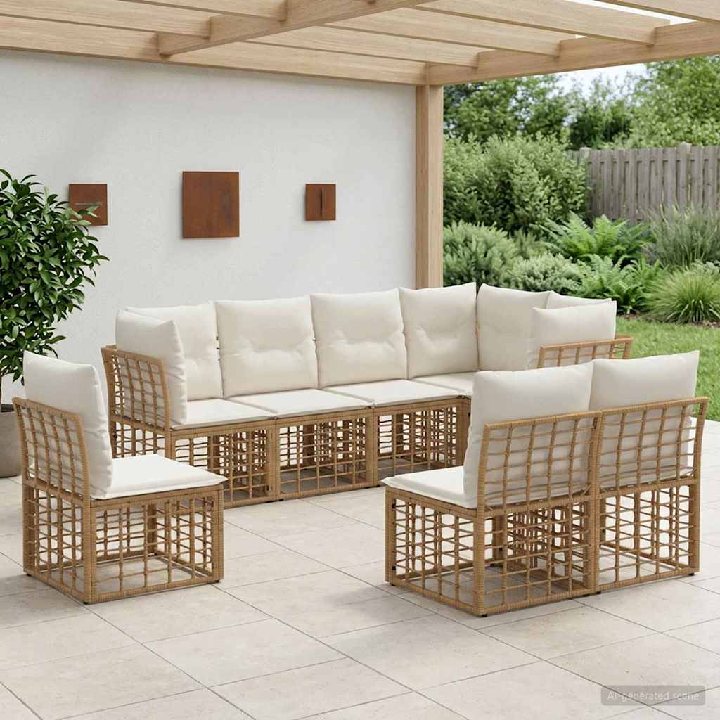 Buiten bankenset Naturel Polyester is nu te koop bij PeponiXL, paradijselijk wonen!