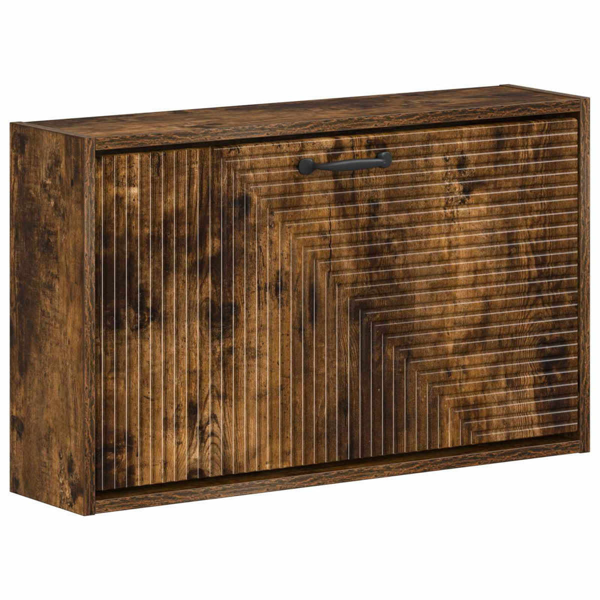 Wandgemonteerde Schoenkast HAARLEM 71 x 17 x 43 cm Bewerkt hout is nu te koop bij PeponiXL, paradijselijk wonen!