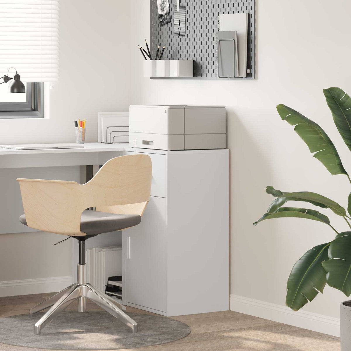 Dressoir met lade Wit 38 x 34 x 75 cm is nu te koop bij PeponiXL, paradijselijk wonen!