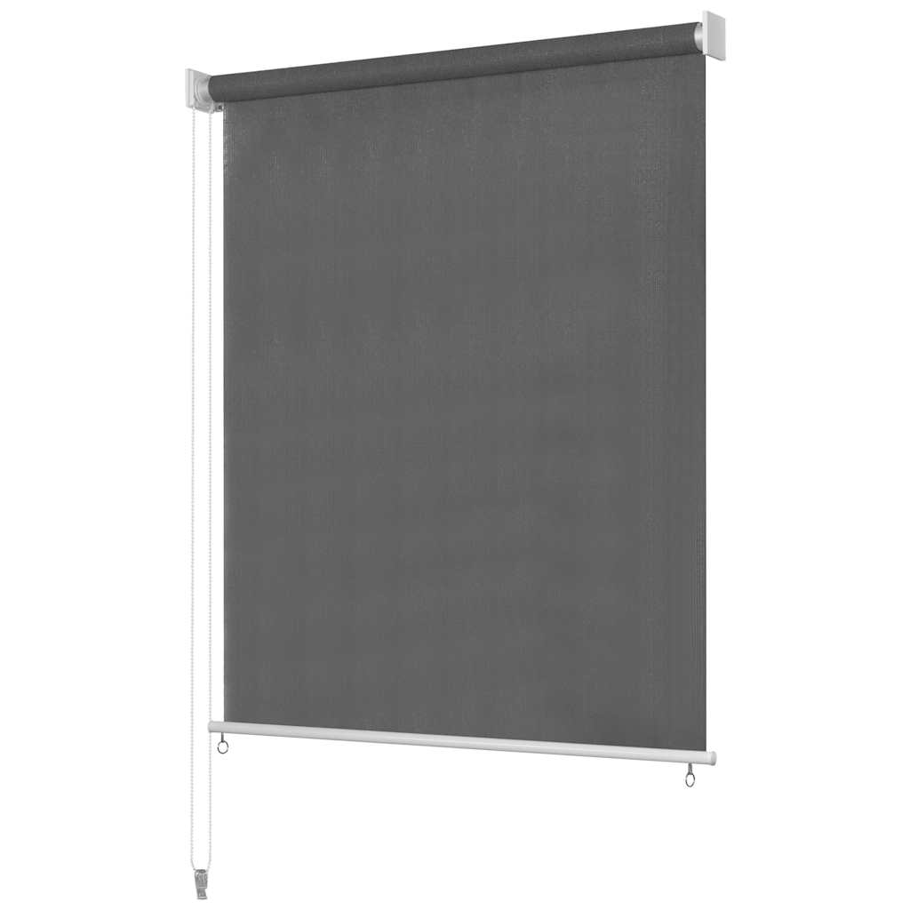 Rolgordijn voor buiten 145(B)x230(H) cm antracietkleurig is nu te koop bij PeponiXL, paradijselijk wonen!