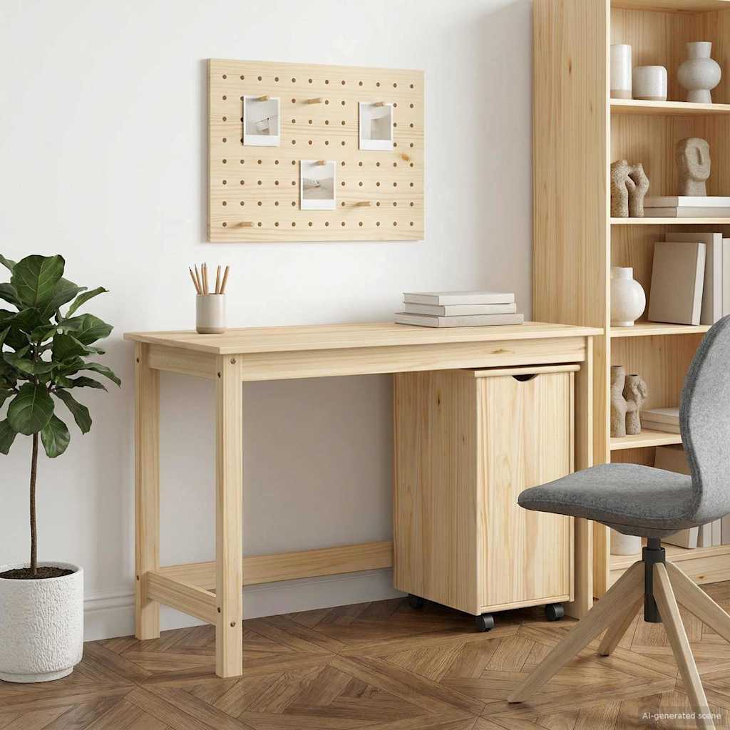Bureau Kas Set 2 st Bruin Massief grenenhout is nu te koop bij PeponiXL, paradijselijk wonen!