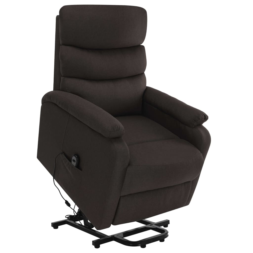 Sta-op-massagestoel stof donkerbruin is nu te koop bij PeponiXL, paradijselijk wonen!