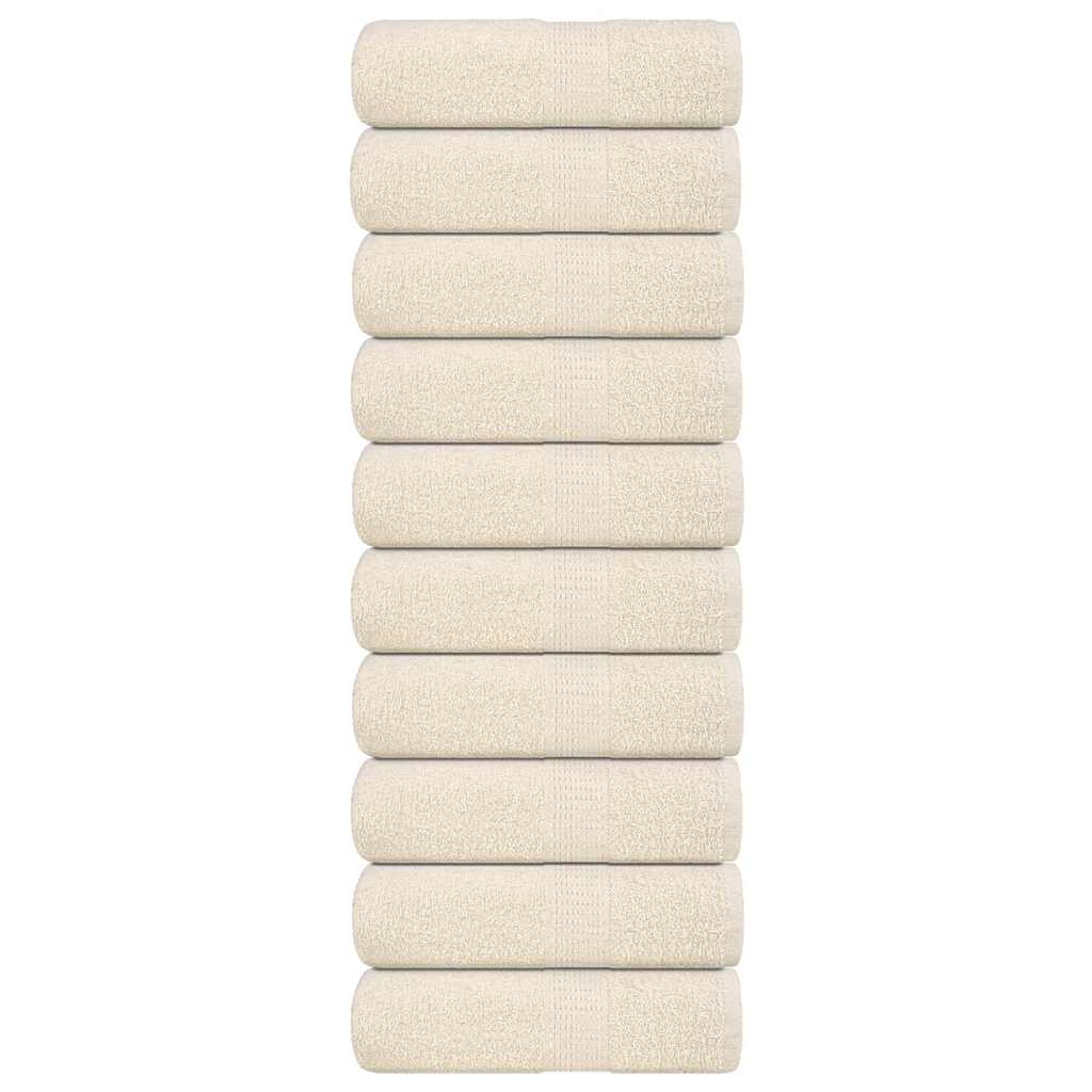 Gastendoekjes FROGN 10 st 30x50 cm 360 g/m² crème is nu te koop bij PeponiXL, paradijselijk wonen!