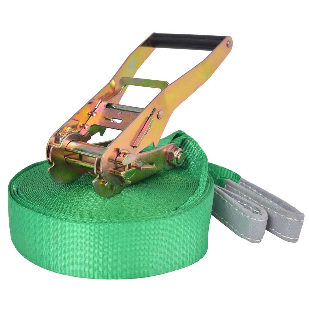 Slackline 15 m x 50 mm 150 kg groen is nu te koop bij PeponiXL, paradijselijk wonen!