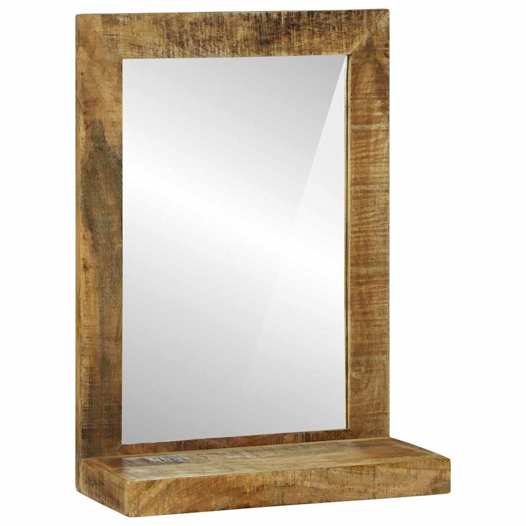Badkamer Spiegel Bruin 50 x 22 x 70 cm Massief Mango Hout is nu te koop bij PeponiXL, paradijselijk wonen!