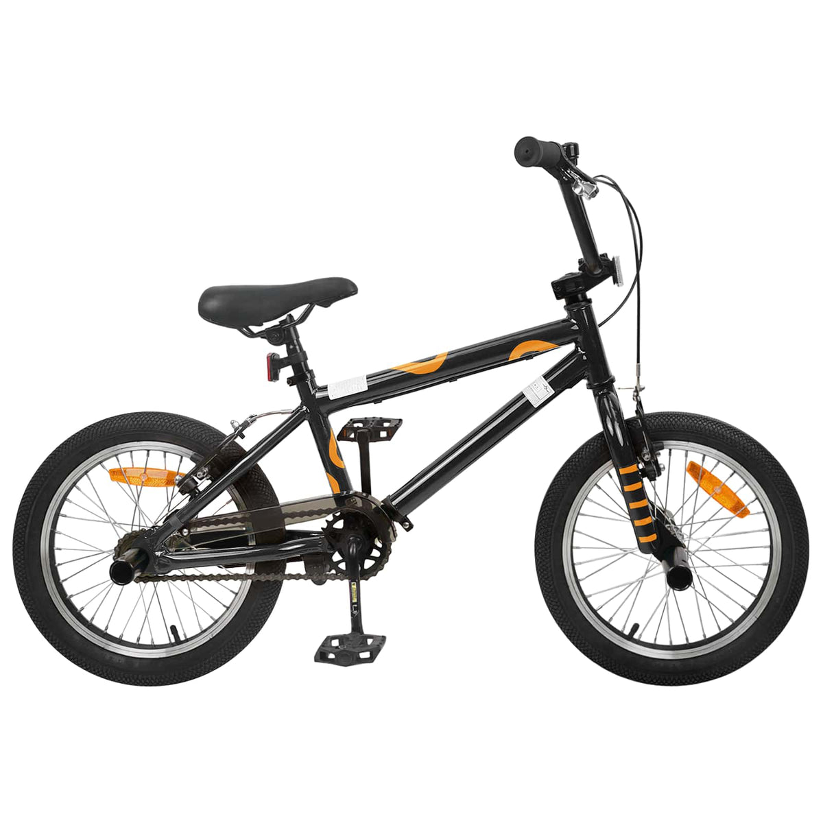 BMX Fiets 16 Inch voor 5-8 jaar oud Zwart is nu te koop bij PeponiXL, paradijselijk wonen!