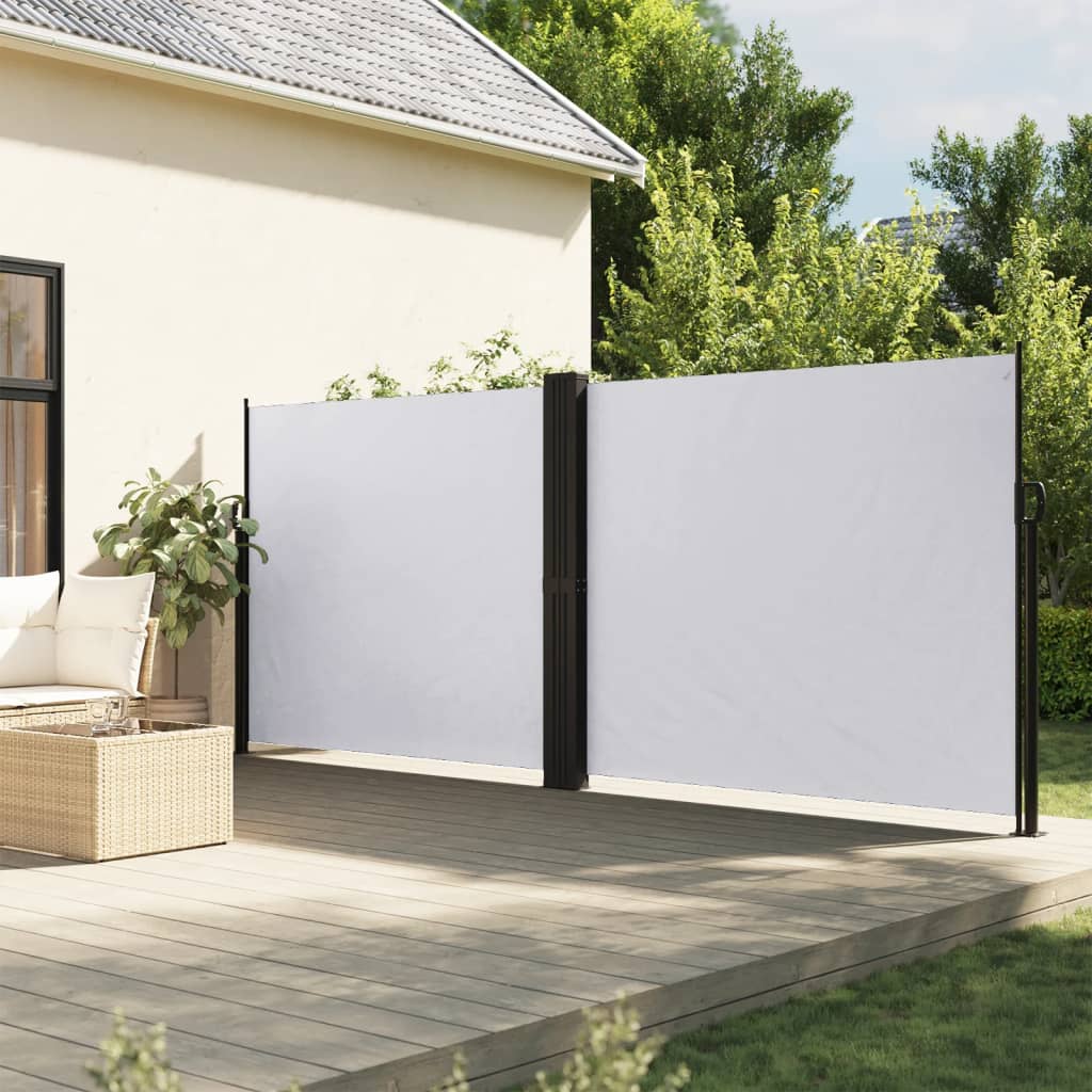 Windscherm uittrekbaar 160x1000 cm wit is nu te koop bij PeponiXL, paradijselijk wonen!