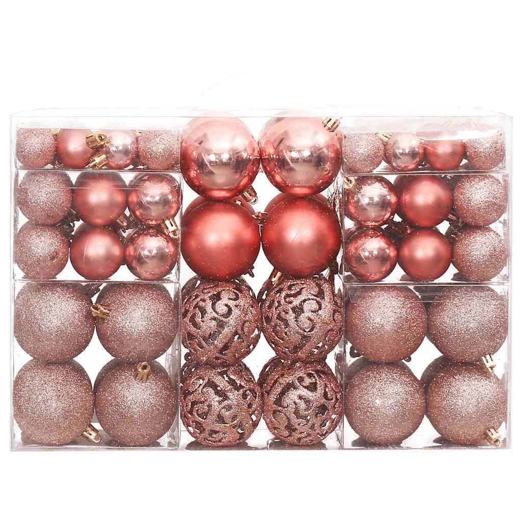 Kerstballen 100 st 3/4/6 cm roze en rosé is nu te koop bij PeponiXL, paradijselijk wonen!