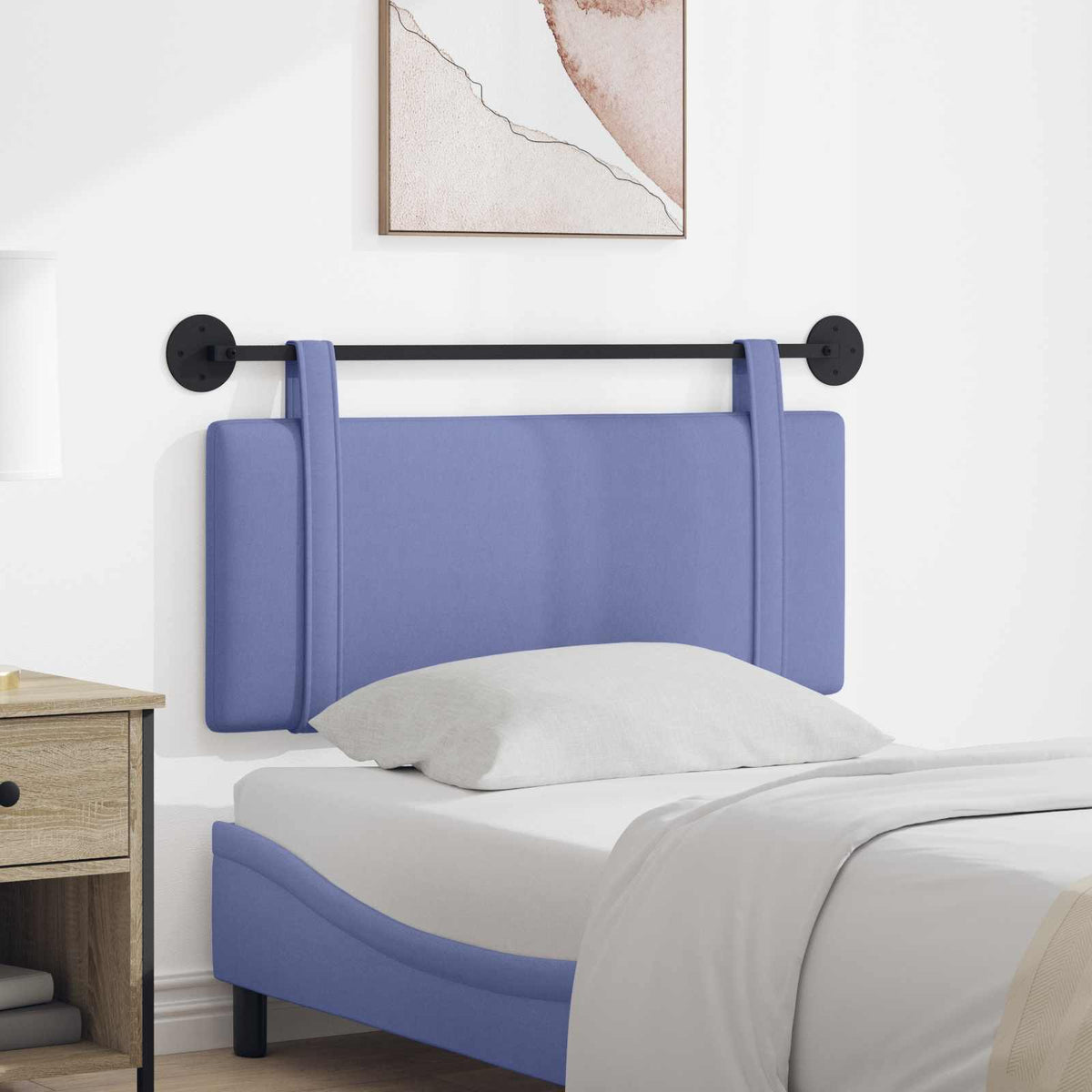 Hangend hoofdbord Jeans Blauw Stof is nu te koop bij PeponiXL, paradijselijk wonen!