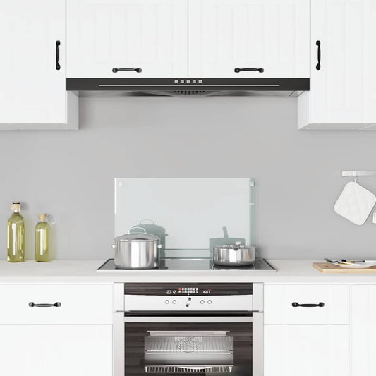 Spatscherm keuken 70x40 cm gehard glas transparant is nu te koop bij PeponiXL, paradijselijk wonen!