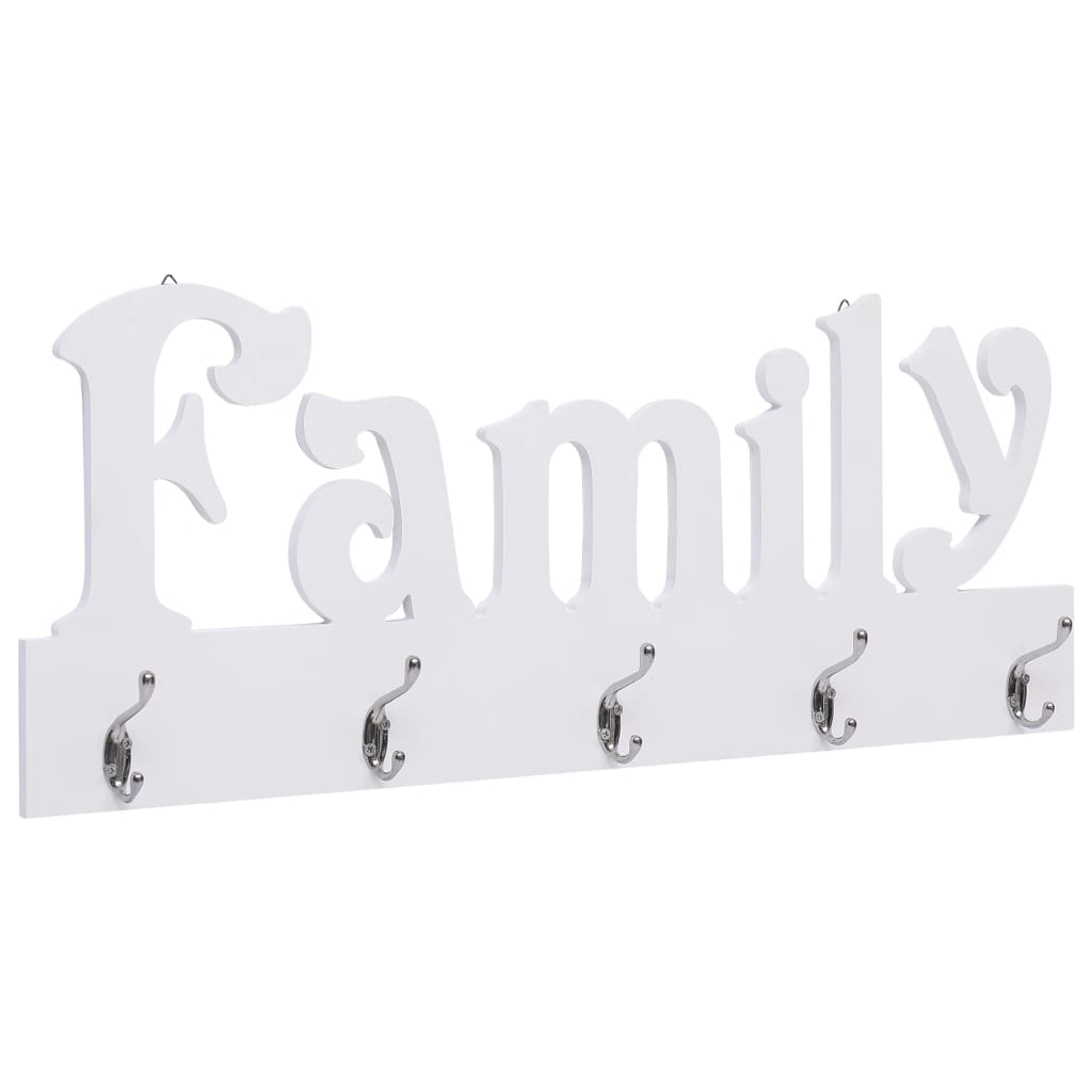 Wandkapstok FAMILY 74x29,5 cm is nu te koop bij PeponiXL, paradijselijk wonen!