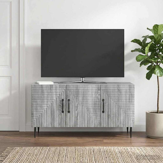 TV-kast Grijs sonoma 99 x 34,5 x 50 cm Bewerkt hout is nu te koop bij PeponiXL, paradijselijk wonen!