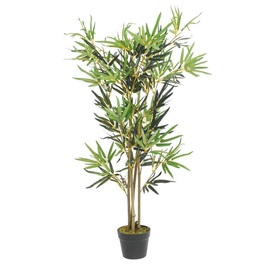 Kunstplant bamboe 552 bladeren 120 cm groen is nu te koop bij PeponiXL, paradijselijk wonen!