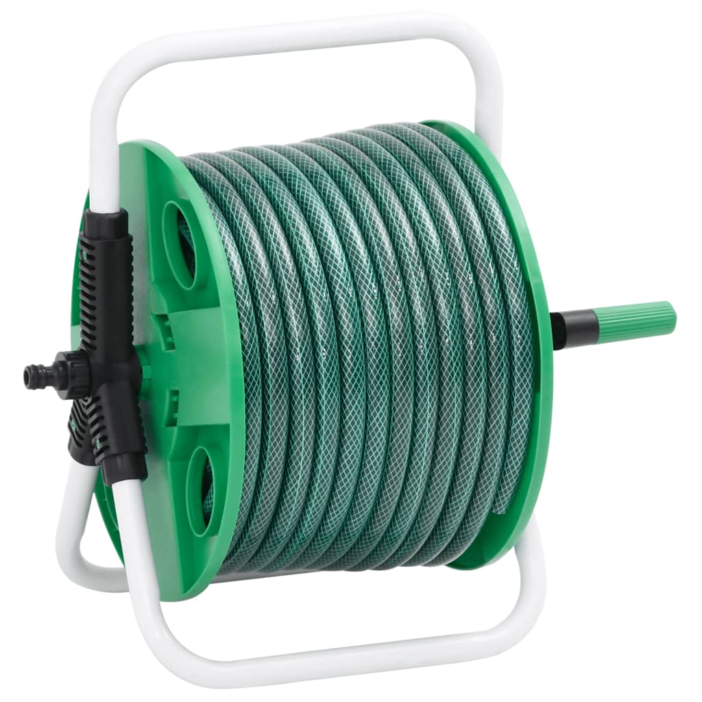 Slanghaspel vrijstaand met 20 m slang PVC groen is nu te koop bij PeponiXL, paradijselijk wonen!