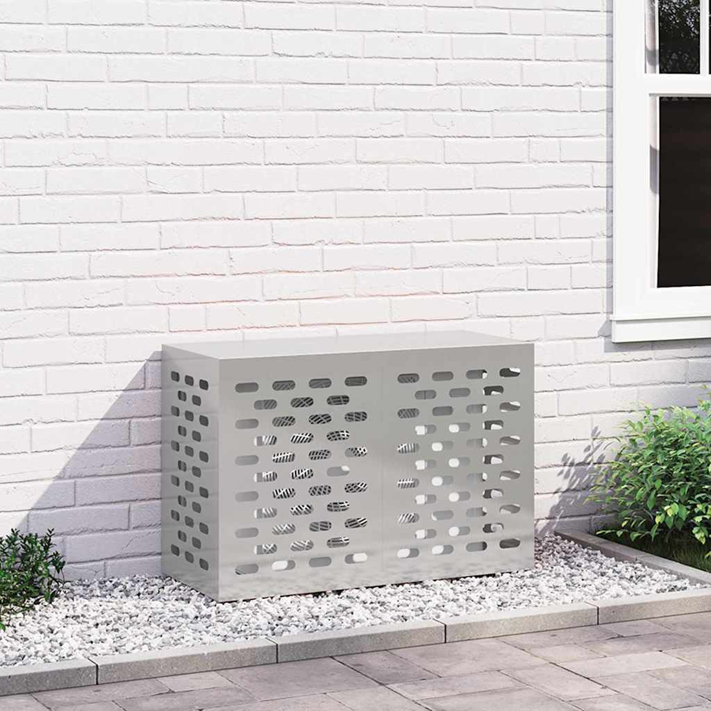 Airconditioner hoes Zilver 90 x 40 x 60 cm Roestvrij staal is nu te koop bij PeponiXL, paradijselijk wonen!