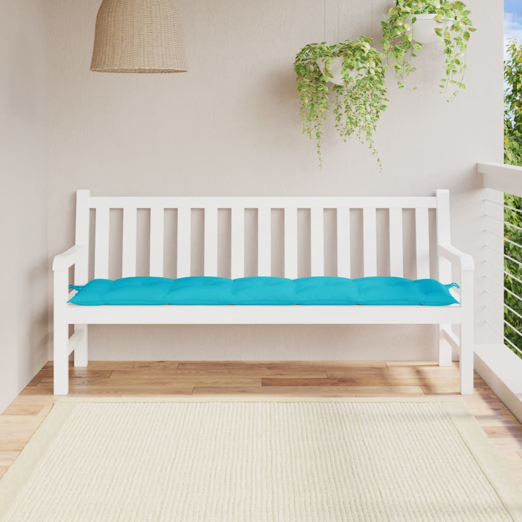 Tuinbankkussen 180x50x7 cm oxford stof turquoise is nu te koop bij PeponiXL, paradijselijk wonen!