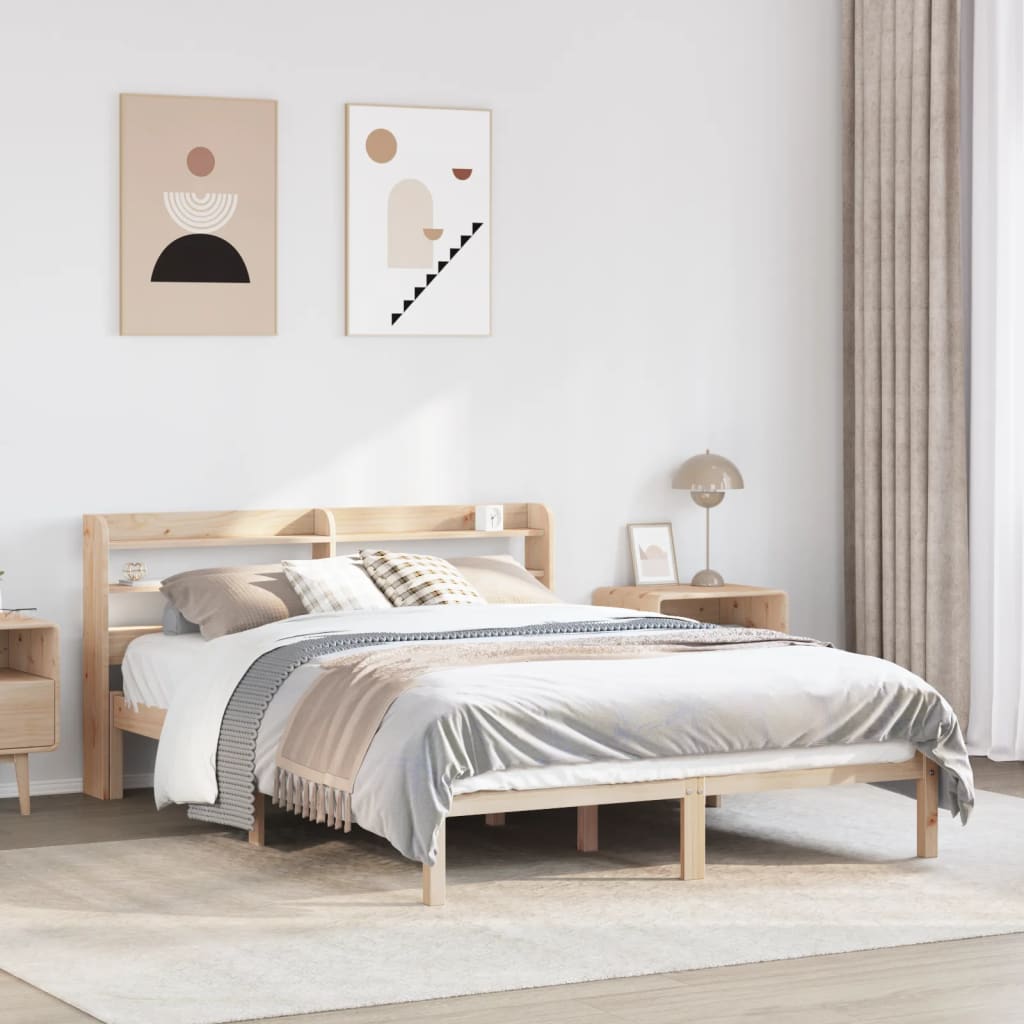 Bedframe zonder matras massief grenenhout 160x200 cm is nu te koop bij PeponiXL, paradijselijk wonen!
