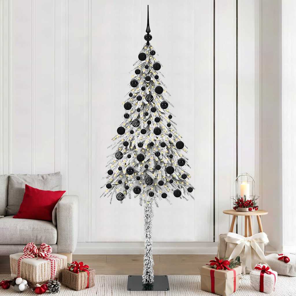 Kerstboom met 300 LED met standaard Wit 210 cm PE en staal is nu te koop bij PeponiXL, paradijselijk wonen!
