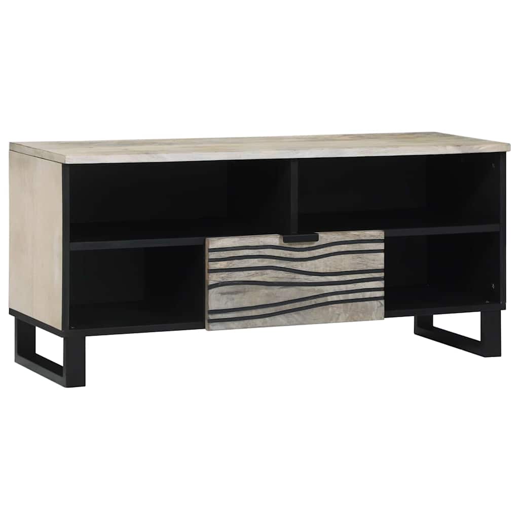 TV Eenheden met lade Wit 105 x 33 x 46 cm Bewerkt hout is nu te koop bij PeponiXL, paradijselijk wonen!