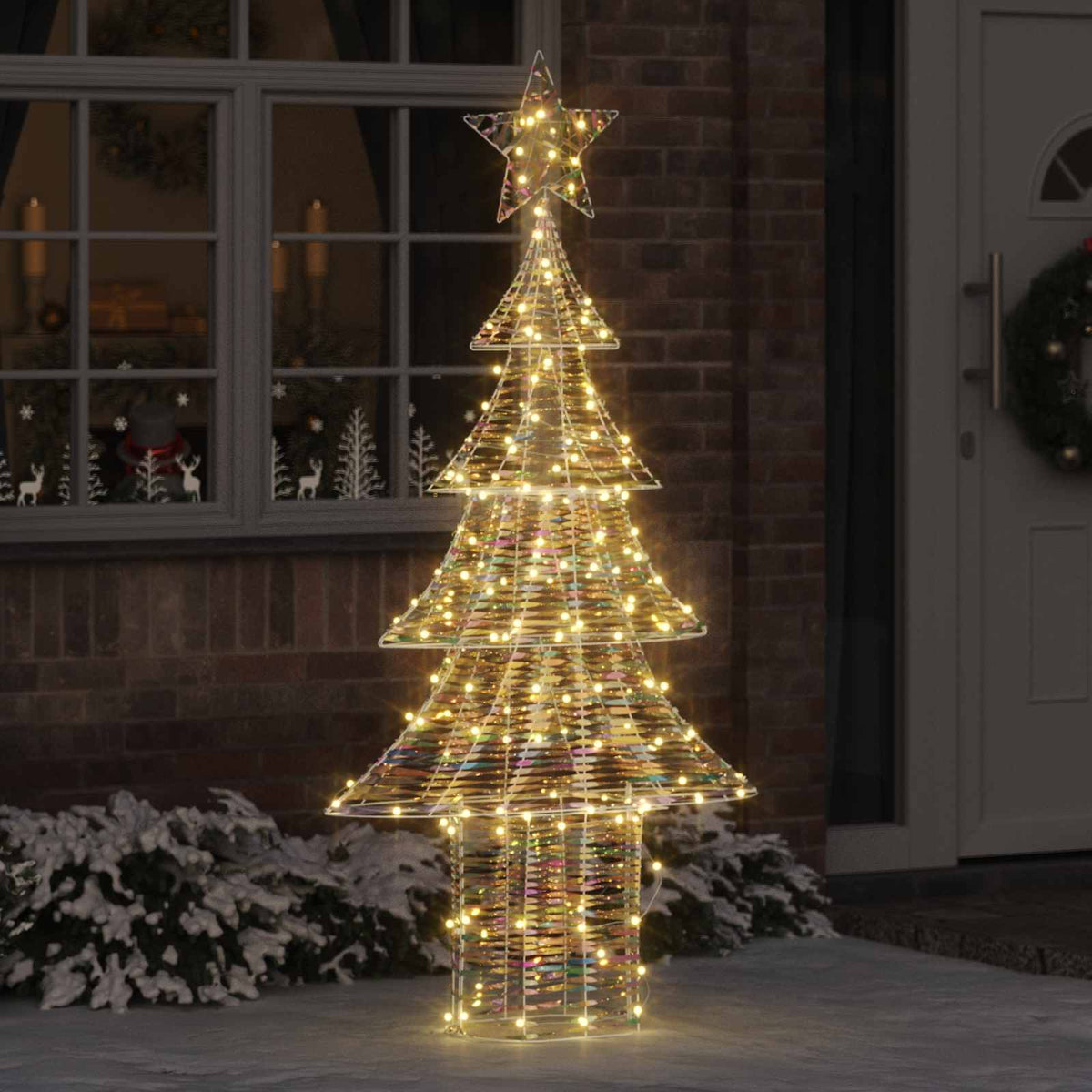 Kerstboom met 240 LED Warmwit 181 cm PET is nu te koop bij PeponiXL, paradijselijk wonen!